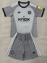 26-27 Newcastle Grey Goalkeeper Kids Soccer Jersey