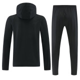 26-27 INT Black Windbreaker Suit (Hoodie)(风衣套装)