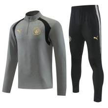 26-27 Man City Grey Half Pull Tracksuit (半拉链)
