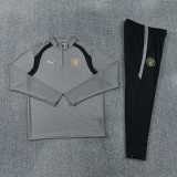 26-27 Man City Grey Half Pull Tracksuit (半拉链)