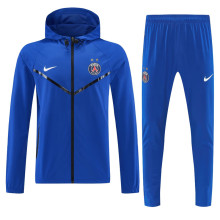 26-27 PSG Fancy blue Windbreaker Suit (Hoodie)(风衣套装)