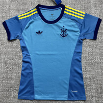 26-27 Flamengo Blue Goalkeeper Women Soccer Jersey (女)