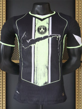 26-27 PSG Black Green Player Version Training shirts