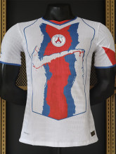 26-27 PSG White Red Blue Player Version Training shirts