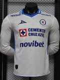 26-27 Cruz Azul Away Long Sleeve Player Version Soccer Jersey (长袖球员)