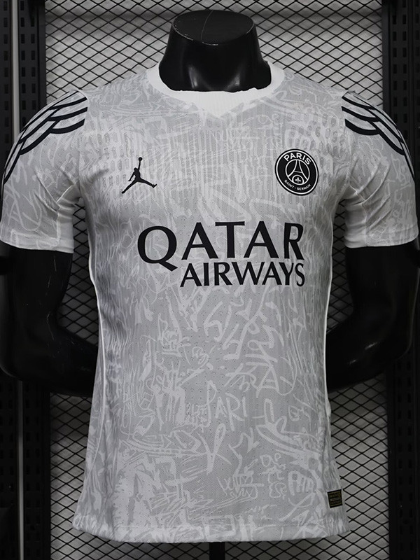 26-27 PSG Grey White Player Version Training shirts