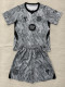 26-27 BAR Grey Goalkeeper Kids Soccer Jersey