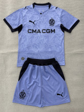 26-27 Marseille Third Kids Soccer Jersey