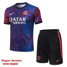 26-27 PSG Blue Red Player Version Training Short Suit (球员短套装)