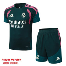 26-27 RMA Dark green Player Version Training Short Suit (球员短套装)