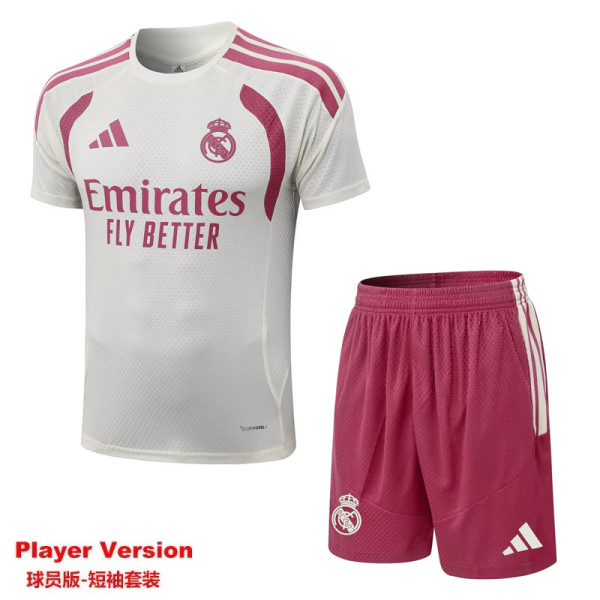 26-27 RMA Khaki Player Version Training Short Suit (球员短套装)