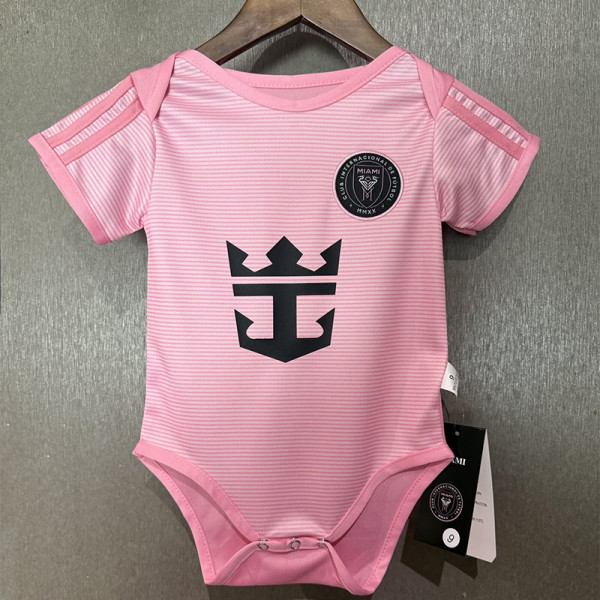 26-27 Inter Miami Home Baby Infant Crawl Suit