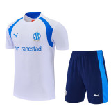 26-27 Marseille White Training Short Suit