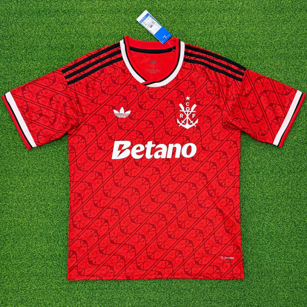 26-27 Flamengo Third Fans Soccer Jersey (前带广告)
