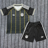 26-27 Germany Third Black Gold Kids Soccer Jersey