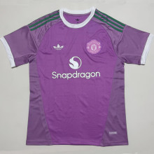 26-27 Man Utd Pink Goalkeeper Fans Soccer Jersey