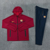 26-27 BAR Red Windbreaker Suit (Hoodie)(风衣套装)