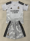 26-27 RMA Grey Goalkeeper Kids Soccer Jersey