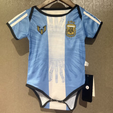 26-27 World Cup Argentina Messi Farewell Match Baby Infant Crawl Suit