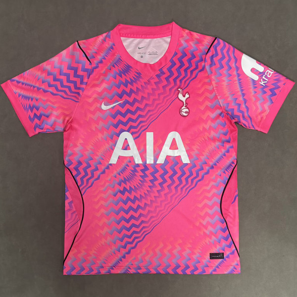 26-27 TOT Pink Goalkeeper Fans Soccer Jersey