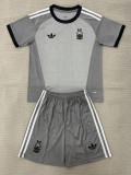 26-27 Nottingham Forest Grey Goalkeeper Kids Soccer Jersey