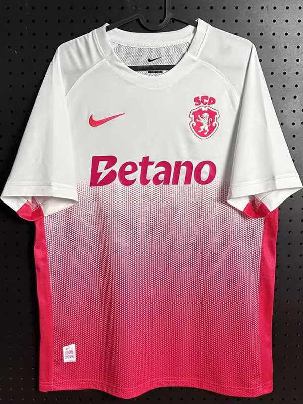 26-27 Sporting Lisbon White Red Special Edition Soccer Jersey