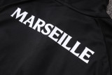 26-27 Marseille Black Half Pull Tracksuit #B26107(半拉链)
