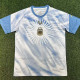 26-27 Argentina White blue Fans Training shirts