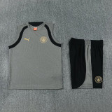 26-27 Man City Grey Tank top and shorts suit