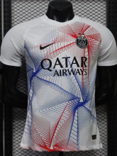 26-27 PSG White Blue Red Player Version Training shirts