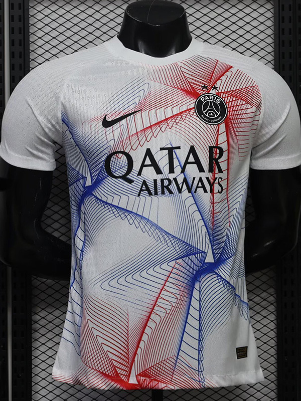 26-27 PSG White Blue Red Player Version Training shirts