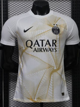 26-27 PSG White Gold Player Version Training shirts