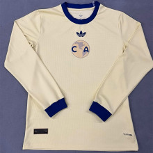 26-27 Club America 110th Anniversary Yellow Long Sleeve Training shirts (长袖)
