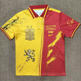 26-27 Spain Red Yellow Special Edition Polo Short Sleeve