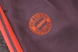 26-27 Bayern Grey Purple Jacket Tracksuit #A26117