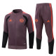 26-27 Bayern Grey Purple Jacket Tracksuit #A26117