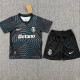 26-27 Sporting Lisbon Black Goalkeeper Kids Soccer Jersey