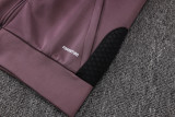 26-27 Bayern Grey Purple Jacket Tracksuit #A26117
