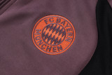 26-27 Bayern Grey Purple Jacket Tracksuit #A26117