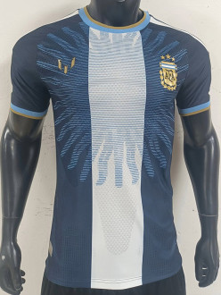 26-27 Argentina Farewell Match Royal blue Player Version Soccer Jersey