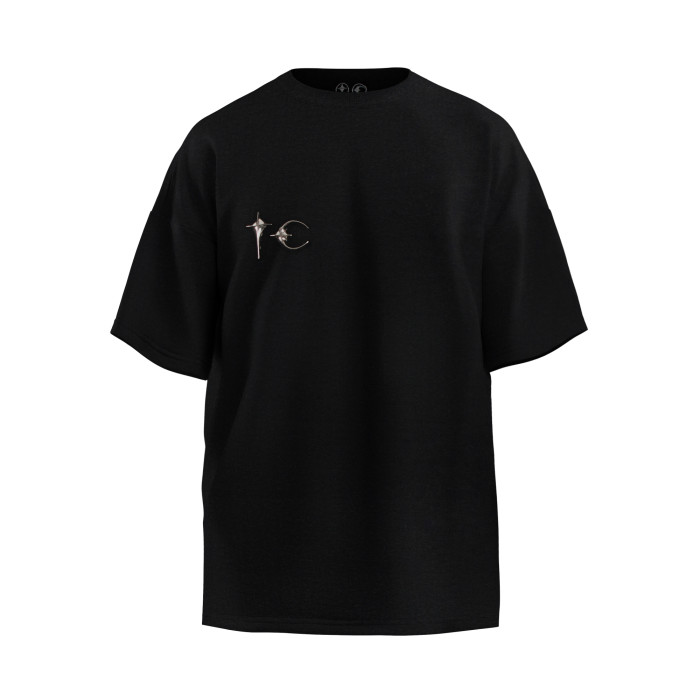 2025 1: 1 Quality version Thug club Silver jewelry Logo T-shirt