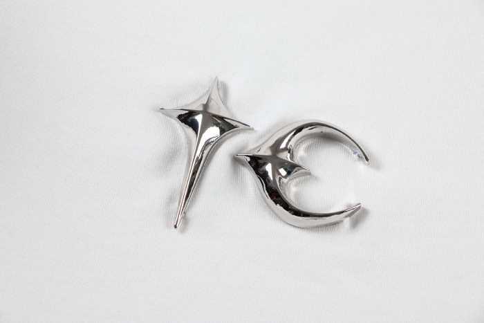 2025 1: 1 Quality version Thug club Silver jewelry Logo T-shirt