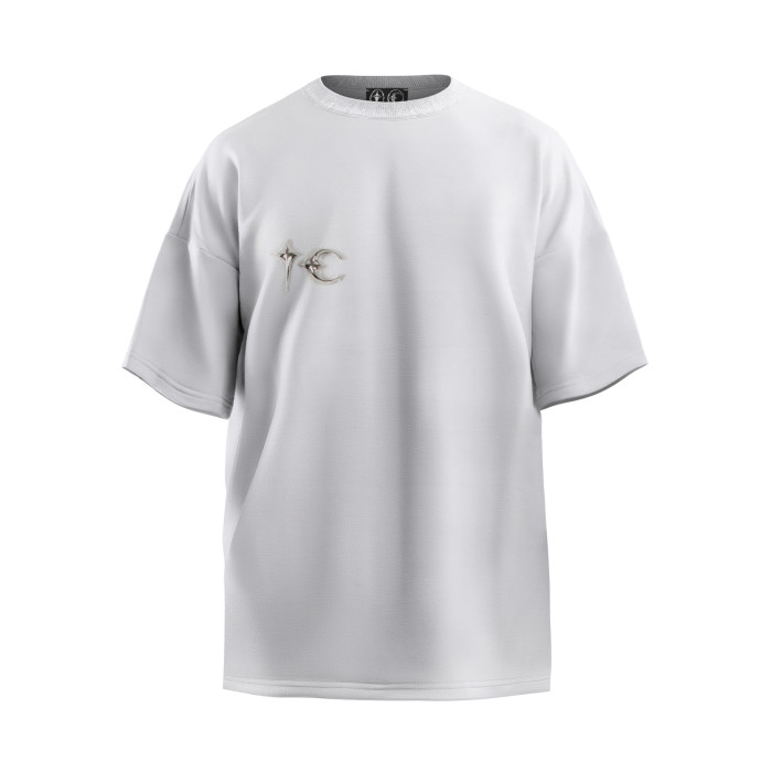 2025 1: 1 Quality version Thug club Silver jewelry Logo T-shirt