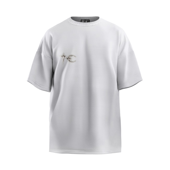 2025 1: 1 Quality version Thug club Silver jewelry Logo T-shirt