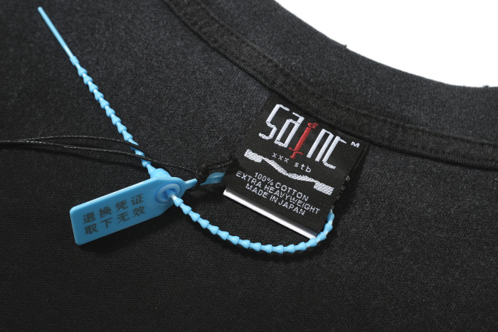 2025 New 1: 1 high quality version printing Logo T-shirt Short sleeve SAINT MXXXXXX PE