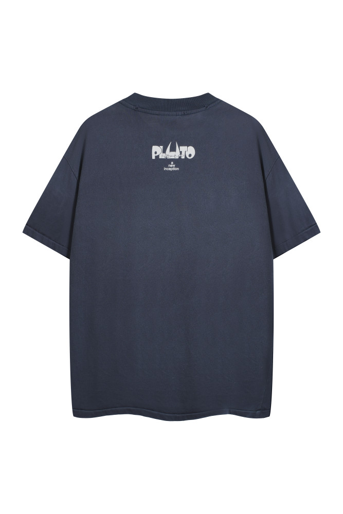 2025 New 1: 1 high quality version printing Logo T-shirt Short sleeve Saint Michael x pluto