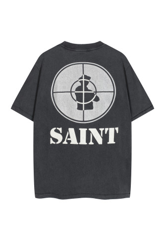 2025 New 1: 1 high quality version printing Logo T-shirt Short sleeve SAINT MXXXXXX PE