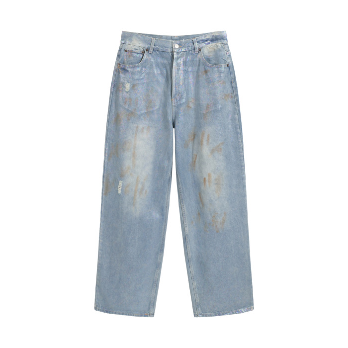 2025 New 1: 1 high quality version new personalized jeans