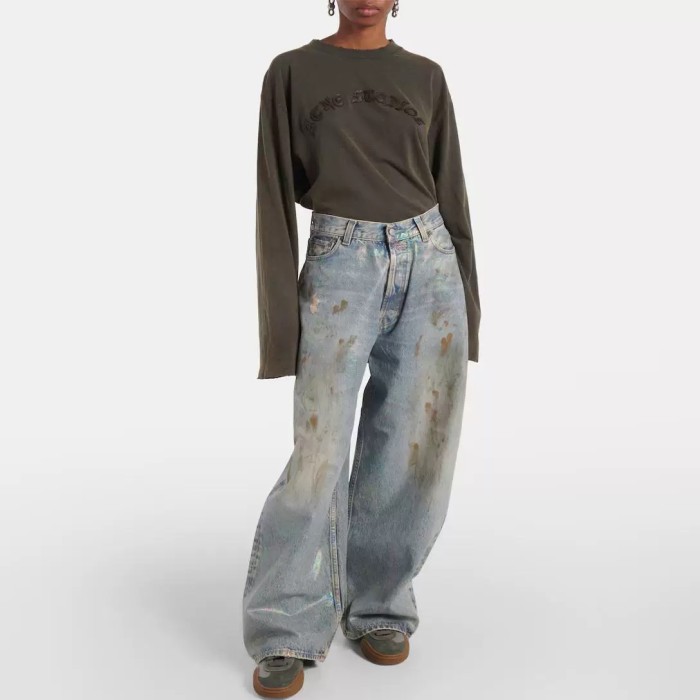 2025 New 1: 1 high quality version new personalized jeans