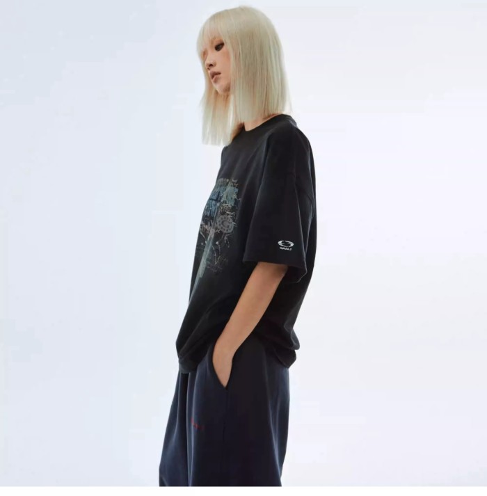 25 New 1: 1 high quality version printing Logo T-shirt Short sleeve